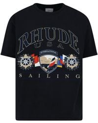 Rhude - T-Shirts And Polos Cotton - Lyst