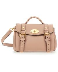 Mulberry - Mini Alexa Handbag With Turn Lock Closure - Lyst