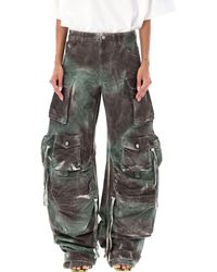 The Attico - "Fern" Camouflage Long Pants - Lyst