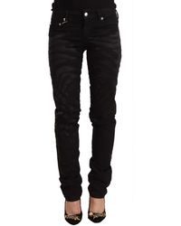 Just Cavalli - Elegant Slim Fit Embellished Jeans - Lyst