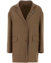 Ermanno Scervino - Camel Wool Blend Blazer - Lyst