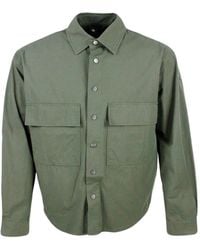 Add - Recycled Nylon Shirt Jacket With Detachable Internal Ped Vest - Lyst