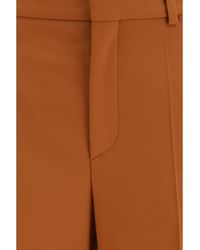 Chloé - Pants High-Waisted Flared Cotton - Lyst