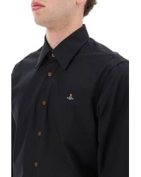 Vivienne Westwood - Poplin Shirt With Orb Embroidery - Lyst