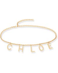 Chloé - Letters Metal Belt - Lyst