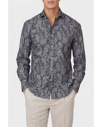 Brunello Cucinelli - Dark Paisley Shirt - Lyst