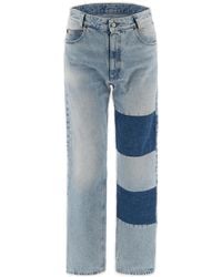 MM6 by Maison Martin Margiela - Patchwork Jeans - Lyst
