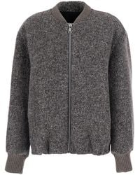 Tela - V-Neck Long Sleeve Top Tech Fabric Wool - Lyst