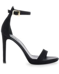 Le Plain - Heels Plateau Suede Leather For - Lyst