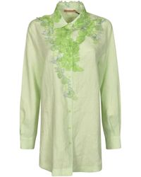 Ermanno Scervino - Printed Long Shirt - Lyst