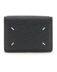 Maison Margiela - Wallet With Stitch Calf Leather Bos Taurus - Lyst