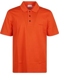 Ferragamo - Buttoned Polo Shirt - Lyst