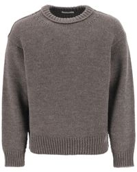 Lemaire - Wool And Alpaca Blend Sweater - Lyst