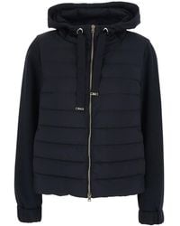Herno - Down Jacket With Drawstring Hood And Quilted Design - Lyst