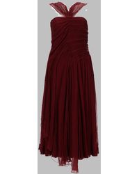 N°21 - Midi Dress Silk - Lyst