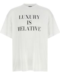 Moschino - Crew Neck T-Shirt - Lyst