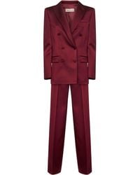 Blanca Vita - Satin Telvera Suit Polyester Trouser Suits - Lyst