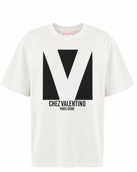 Valentino - Chez Print T-Shirt Cotton T-Shirts - Lyst