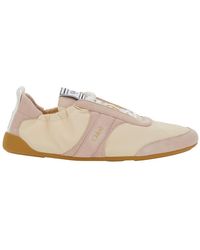 Chloé - Chloã 'Kick' Sneaker With Side Lettering Logo And Elasticated Details - Lyst
