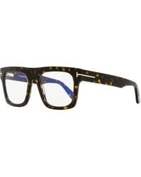 Tom Ford - Square Clip-On Eyeglasses Tf6068-B 052 53Mm Ft6068 Plastic (Acetate) - Lyst