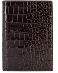 Tom Ford - Crocodile-Print Leather Wallet - Lyst