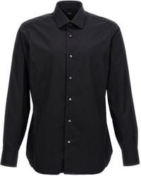 Barba Napoli - Stretch Cotton Poplin Shirt - Lyst