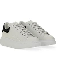 McQueen - Oversized Sneaker Calf Leather Trainers - Lyst