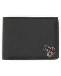 PS by Paul Smith - Zebra Printed Bifold Wallet - Lyst
