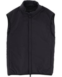 Laminar - Waistcoat With Collar Polyamide Waistcoats & Gilets - Lyst