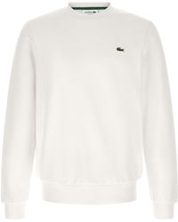 Lacoste - Embroidered Logo Sweatshirt - Lyst