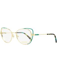PUCCI - Pucci Floating Oval Eyeglasses Ep5141 032- 54Mm Metal/Plastic (Acetate) - Lyst