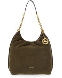 MICHAEL Michael Kors - Shoulder Bag Indie Suede Cow Leather - Lyst