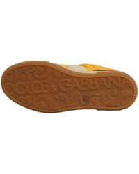 Dolce & Gabbana - Miami Low Top Sneakers Shoes Cotton Nylon Viscose Calf - Lyst