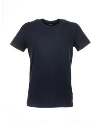 Dondup - Blue Stretch Jersey T-shirt - Lyst