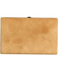 Dolce & Gabbana - Velvet Calf Leather Clutch Evening Purse Bag Aluminium - Lyst