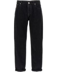 Brunello Cucinelli - Relaxed Cotton Trousers - Lyst