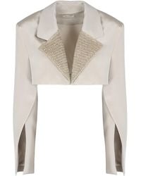 The Mannei - Marica Silk Blazer Blazers - Lyst