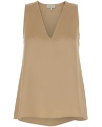 Antonelli - Angelica Sleeveless Top With V-Neck - Lyst