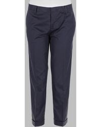 DSquared² - Cotton Trousers — Elastane - Lyst