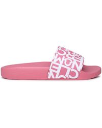 Moncler - Jeanne All Over Logo Sliders - Lyst