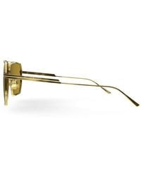 Bottega Veneta - Sunglasses Metal (Other) Eyewear - Lyst