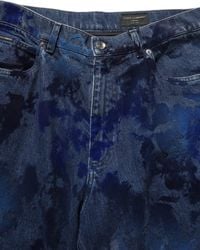 Dolce & Gabbana - Tie Dye Cotton Straight Denim Jeans Elastane Clothing - Lyst