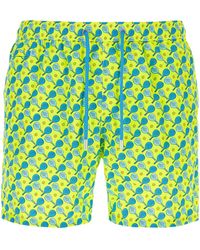 Mc2 Saint Barth - Printed Polyester Swimming Shorts - Lyst