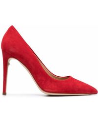 Ferragamo - Ferragamo Pointed 110Mm Suede Pumps - Lyst