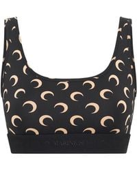Marine Serre - Top Bra Moon Polyamide Elastane Tops - Lyst