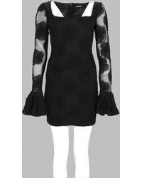 ROTATE BIRGER CHRISTENSEN - Floral Mini Dress Recycled Polyester - Lyst