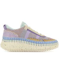 Chloé - Fabric Nama Sneakers - Lyst