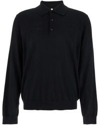 sunflower - Polo Shirt With Classic Collar And Ribbed Trims - Lyst
