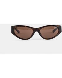 Balenciaga - Daily Sunglasses Recycled Acetate Caramel Havana - Lyst