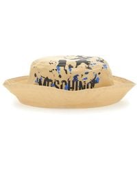 Moschino - Bucket Hat With Logo - Lyst